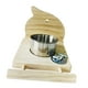 thumbnail image 2 of Percha de madera para pájaros con comedero, resistente jaula para pájaros, comedero colgante para mascotas, 2 of 9