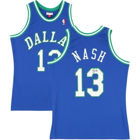 Steve Nash Dallas Mavericks Autographed Mitchell & Ness Blue 1998-99 Authentic Jersey – Fanatics Authentic Certified
