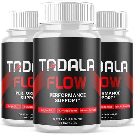Tadala Flow Advanced Formula Pills All Natural Vitamin Supplement TadalaFlow 180 Capsules