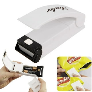 Joefnel Mini bag sealer, rechargeable handheld plastic bag sealer