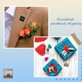 thumbnail image 5 of 1Set 20 Sets Alloy Sublimation Blank Brooch Pin Square 19.5x19.5mm, 5 of 5