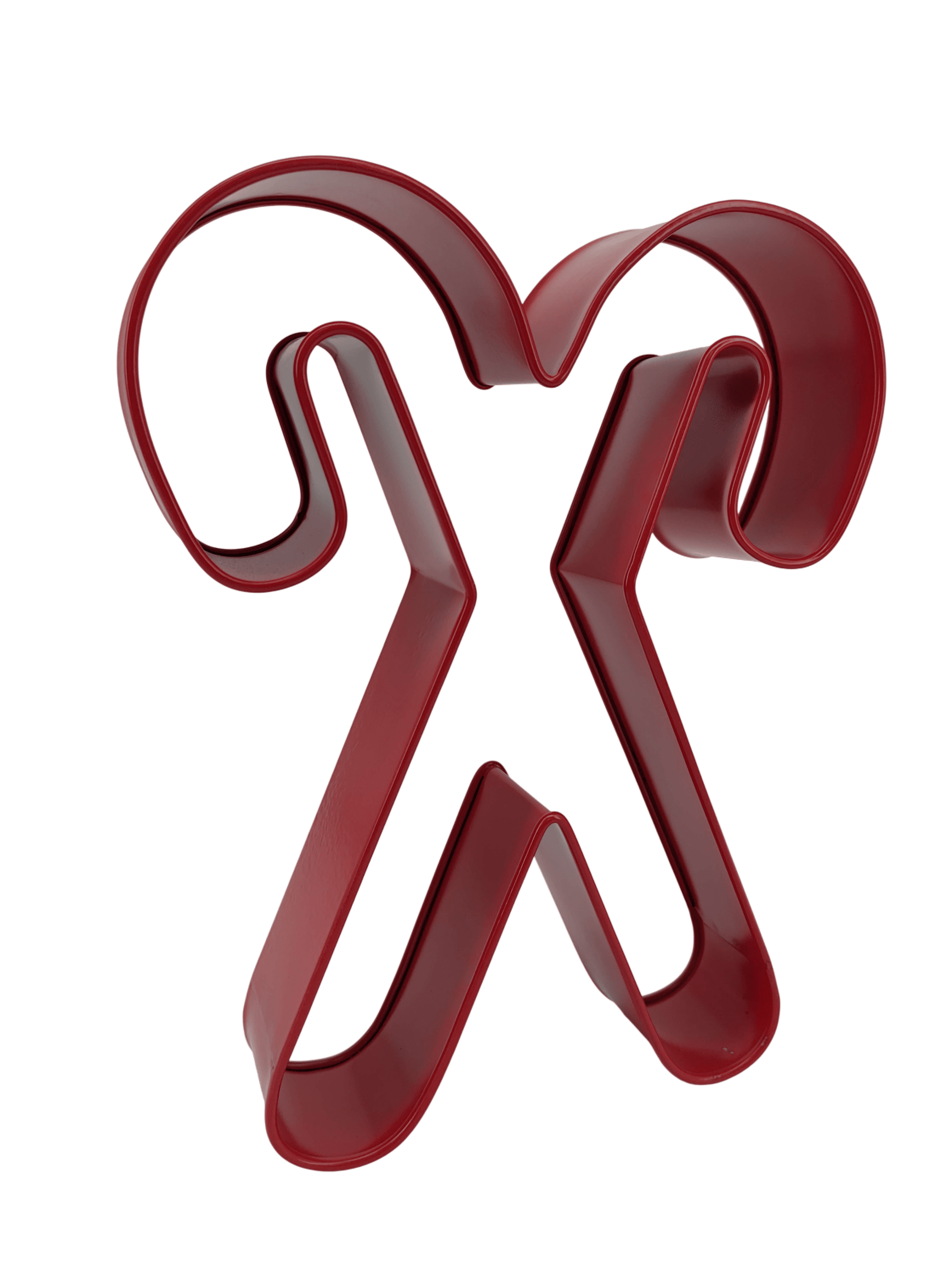 Metal Candy Cane Cookie Cutter Christmas Decoration, Red, 10", by Holiday Time
