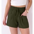 thumbnail image 4 of ANRABESS High Waisted Shorts for Women Summer Drawstring Lounge Shorts with Pockets Casual Loose Beach Vacation Shorts, 4 of 8