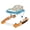 Orange, variant on Dream On Me Go-Getter 3-in-1 Baby Walker