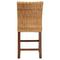 thumbnail image 4 of Baxton Studio Racquel Modern Bohemian Natural Rattan and Mahogany Wood Counter Stool, 4 of 7