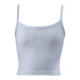 thumbnail image 5 of Girls Padded Sports Bra Girls' Cropped Cami Tops Slim Fitting Tank Underwear Bra Teen Underwear Girls Blue S, 5 of 6