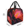 thumbnail image 5 of ZNDUO Reusable Lunch Bag, Insulated Lunch Bag for Women Men - Abstract Minimalism Colorful Tote Lunch Bag, Picnic School Work Office, 5 of 9