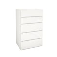 thumbnail image 1 of Commode 5 tiroirs Paris de Nexera, blanc, 1 of 5