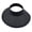 black, variant on Women's Classic Straw Visor Sun Hat: Breathable Wide Brim Open Top Cap with Adjustable Strap for Beach, Cycling, Daily