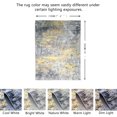 thumbnail image 2 of JV Home Area Rug Elegance Yellow Grey 7'6"x10' Washable Carpet Anti Slip, 2 of 7