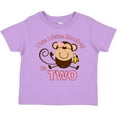 thumbnail image 3 of Inktastic Little Monkey Girl 2nd Birthday Girls Toddler T-Shirt, 3 of 5