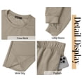 thumbnail image 6 of Fantaslook Two Piece Sets for Women Fall Travel Vacation Outfits Wide Leg Pants Lounge Sets Dressy Matching Sets Womens Sweatsuits, 6 of 10