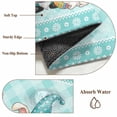 thumbnail image 6 of Spring Easter Area Rugs 5'x8', Small Throw Rugs for Classroom Bedroom, Cute Rabbits Gnomes Eggs Bees Flowers Blue Green Indoor Outdoor Rug Non-Slip Low Pile Carpet Runner Reversible Floor Mats, 6 of 8