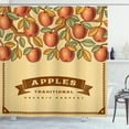 thumbnail image 1 of Ambesonne Fruit Shower Curtain, Vintage Apple Harvest, 69"Wx70"L, Multicolor, 1 of 3