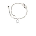 thumbnail image 2 of Delight Jewelry Silvertone Stronger Braver Smarter Infinity Ring Silver-tone Paw Infinity Link Chain Bracelet, 6"+2" Extender, 2 of 3