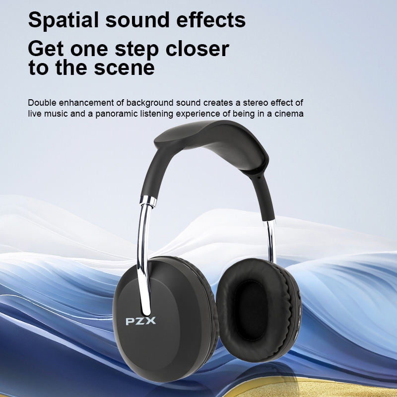 Bluetooth Headphones Over Ear, Bluetooth 5.3 Wireless Headphones with Microphone, HiFi Stereo Foldable Lightweight Headset, Deep Bass for Home Office Cellphone PC Ect.
