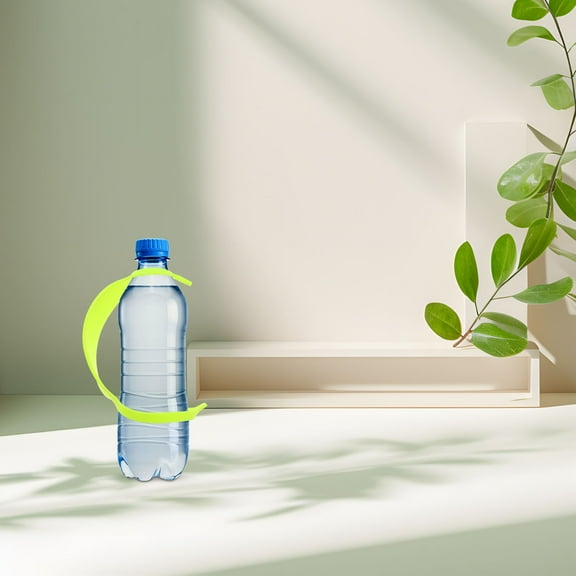 WHAMVOX 4 Pcs Water Bottles Carrier Grip Silicone Water Handle Grip Portable Water Bottles Strap Outdoor Bottle Holder Band For Sports Gym Running