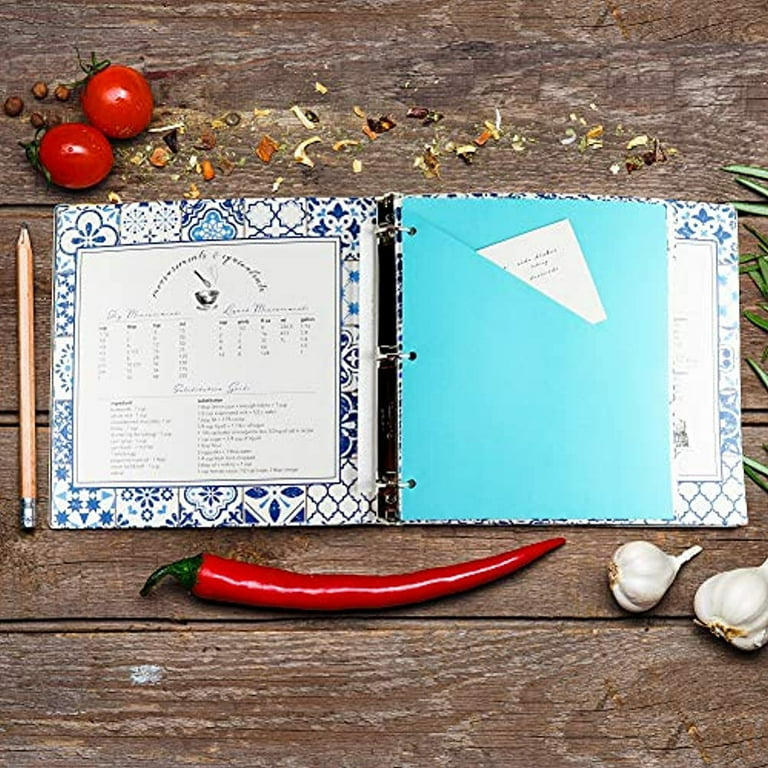 ZICOTO Aesthetic Blank Recipe Book – Waterproof Cover Cookbook To Write Your Own Recipes 14 thumbnail image