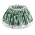 thumbnail image 5 of Summer Dress for Women Plaid Printed Mini Skirt Fresh A Line Elastic Waist Flowy Casual Daily Outfit Bottom, 5 of 5