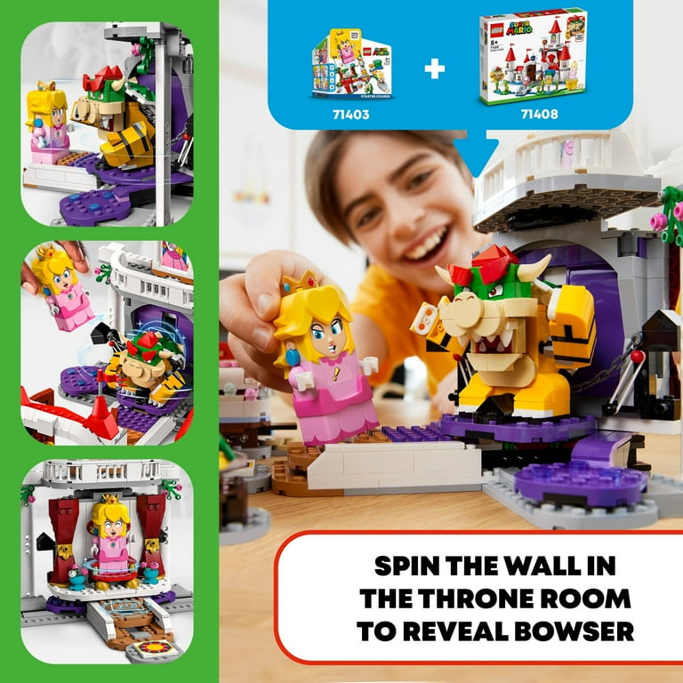 LEGO Super Mario 71408: Peach's Castle Adventure Set with