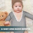 thumbnail image 4 of KAKOWELY Conjunto de bebé niña, mono de manga larga, mono de fotografía para recién nacidos, ropa para niña pequeña, 4 of 5
