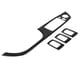 thumbnail image 1 of LeftHand Driving Carbon Fiber LHD Car Window Lift Switch Button Panel Frame Cover Trim Sticker for E90 (B), 1 of 5