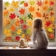 thumbnail image 4 of 12X AccióN de Gracias Hojas de OtoñO Adhesivos para Ventana CalcomaníAs para Ventana Adhesivos de OtoñO para Ventana de Vidrio DecoracióN de OtoñO Estacional, 4 of 4