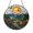 Acrylic 3.5 Inch, variant on Alpine Mountain Snowy Peaks Stained Glass Suncatcher Window Decor, Serene Landscape Home Gift