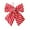 B, variant on 2025 & CISIL Candy Stripe Bow Christmas Wreath Bow Christmas Bow Suitable For Christmas Tree Wreath Ribbon Door Window Outside Party Gift