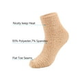 thumbnail image 6 of Spencer Mens Fuzzy Socks Microfiber Plush Sleeping Socks Warm Soft Fluffy Socks Thick Cozy Winter Socks for Men (Coffee), 6 of 9