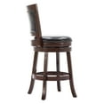thumbnail image 4 of Boraam Bristol Counter Height Swivel Wood Kitchen Bar Stool, Cappuccino Finish, 4 of 8
