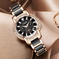thumbnail image 3 of Labaoli Reloj de Pulsera de Eslabones de Acero Inoxidable para Mujer, Multicolor, 3 of 5