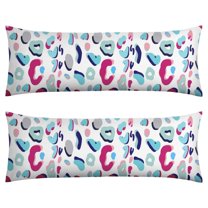 Leopard Print Body Pillow Cover – Soft & Breathable, Hidden Zipper, 20"x54", Fashion Animal Print – Cheetah & Tropical Spots, Perfect Gift for Side Sleepers, Pregnancy, Modern Home Decor