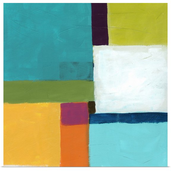 Great BIG Canvas | Rolled June Vess Poster Print entitled City Square IV