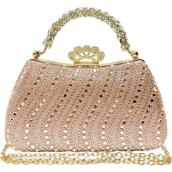 Clutch Purses for Women Rhinestone Formal Evening Bag Sparkly Diamond Handbag for Cocktail Prom Party Wedding
