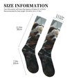 thumbnail image 5 of Bixox Surreal Panda Warrior Print Compression Socks,Compression Socks Women & Men Circulation for Medical,Running,Athletic, 5 of 7