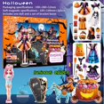 thumbnail image 2 of Muñecos magnéticos de Halloween para disfraces Kidcraft con escena 3D, 2 of 8