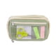 thumbnail image 1 of Estuche transparente de nueve capas de PVC en verde, beige y marrón. Multifunción para guardar artículos de papelería y cosméticos. Gran capacidad. Moderno y transparente., 1 of 9