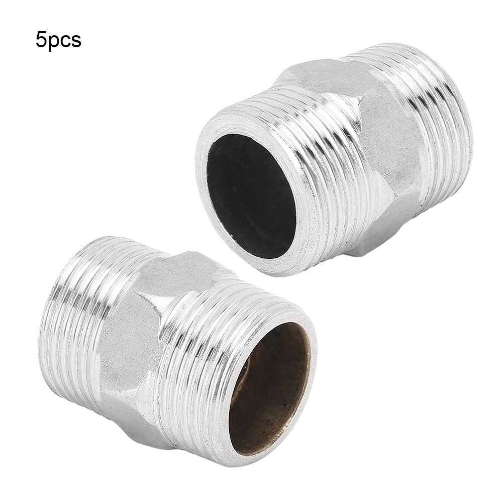 1/2 Male x G3/4 Female Threaded Connector Hex Nipple Details about   Brass Pipe Coupling 