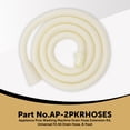 thumbnail image 2 of Appliance Pros Washing Machine Drain Hose Extension, Universal Drain Pipe, Corrugated Hose, Vent Box Wall Plate Attachment  (Bundle-pk), 2 of 7