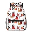 thumbnail image 1 of Fotbe Cute Cat And Christmas Gift Mochila Casual con Estampado para Escuela, Viajes y Actividades al Aire Libre - Duradera, Ligera y Cómoda, 1 of 5