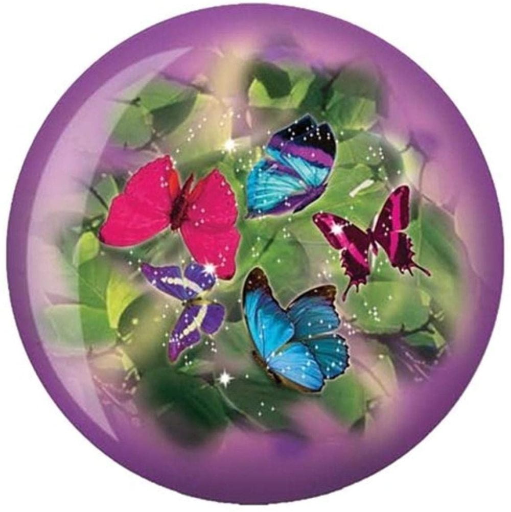 Details about    Bowling Products Butterflies Glow Viz-A-Ball Bowling Ball 8Lbs Purple/Green, 