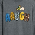 thumbnail image 3 of Peanuts - Aaugh Pattern Charlie Brown - Men's Long Sleeve T-Shirt, 3 of 6