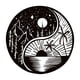 thumbnail image 1 of Arte Del Hierro Tai Chi, Decoración De Luna, Decoración De Arte De Pared De Metal, Decoración De Pared De Luna, Letrero Colgante, Placa De Pared, Escultura Para Interiores Y Exteriores Speravity HA036188-00, 1 of 6