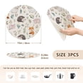 3PCS Trivet Mats 15 Inch Round Heat-Resistant Pot Holders Hot Pads ...