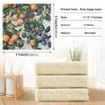 thumbnail image 3 of Fruit Leaves Print Kitchen Towels 6 Pcs Dish Towels Absorbent Soft Quick Dry Towel Dish Rags for Washing Dishes, 3 of 8