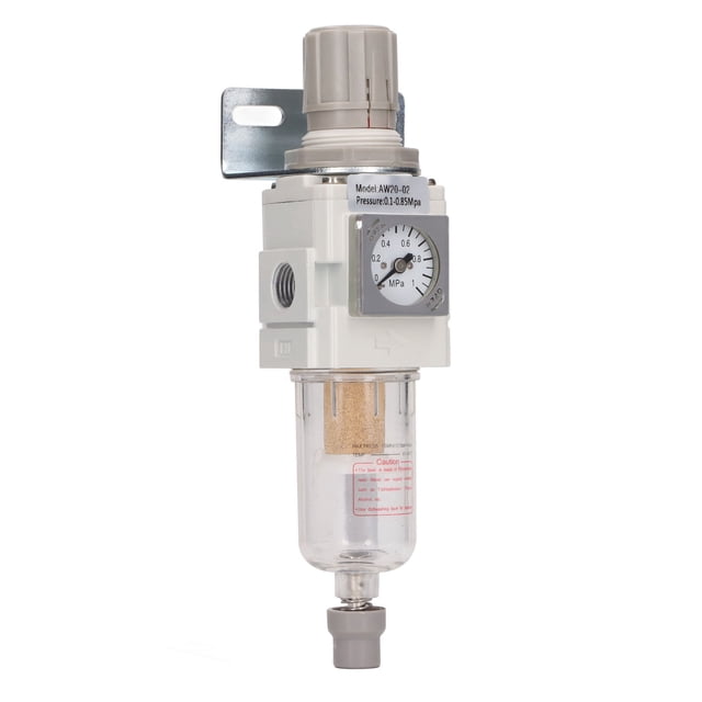 Filtro de aire del compresor Presión ajustable G1/4in 0.1‑0.85Mpa Filtro de herramienta neumática para reemplazo