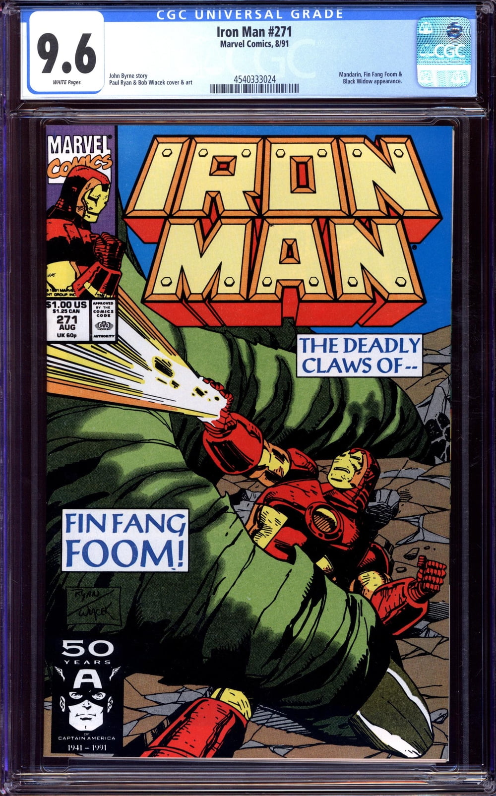 Iron Man #271 - CGC 9.6 Comic Book