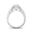 thumbnail image 2 of Bague de Fiançailles avec Coussin Madison en Diamant 1/3ct, Sertie de Halo, 2 of 3