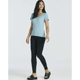 thumbnail image 6 of 5 Pack: Women's Soft Ribbed Short Sleeve V-Neck T-Shirt Casual Summer Tee Shirts, 6 of 6